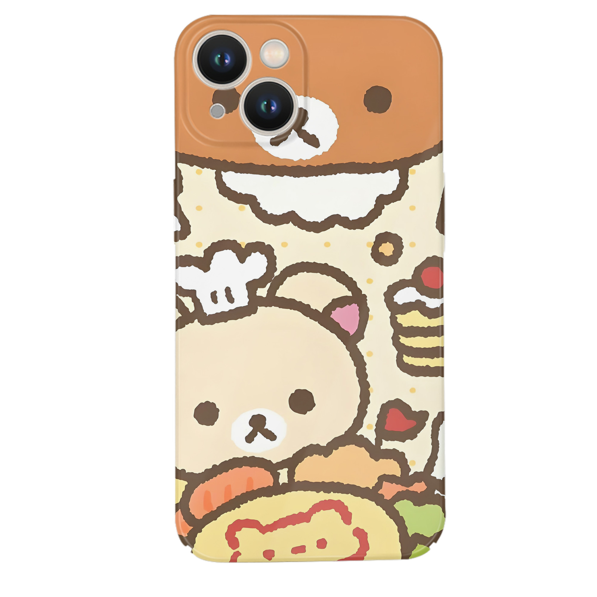 （画像用） リラックマ リラックマ キイロイトリ Rilakkuma Korilakkuma Kiiroitori 【iPhone 14シリーズ対応】ハードケース